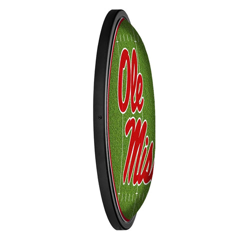 Ole Miss Rebels: On the 50 - Slimline Lighted Wall Sign - The Fan-Brand