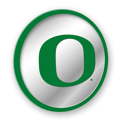 Oregon Ducks: Modern Disc Mirrored Wall Sign - The Fan-Brand