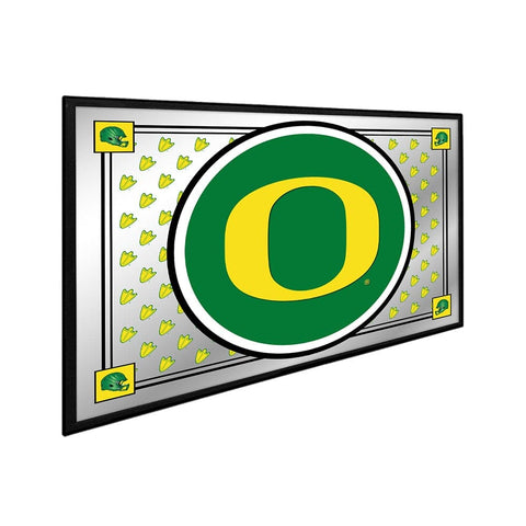 Oregon Ducks: Team Spirit - Framed Mirrored Wall Sign - The Fan-Brand