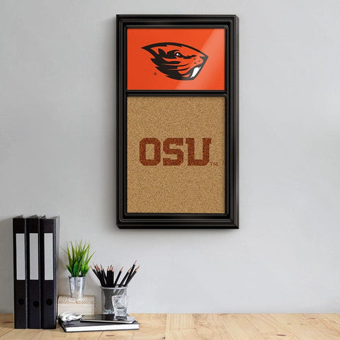 Oregon State Beavers: Dual Logos - Cork Note Board - The Fan-Brand