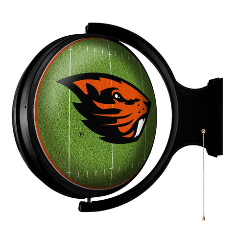 Oregon State Beavers: On the 50 - Rotating Lighted Wall Sign - The Fan-Brand