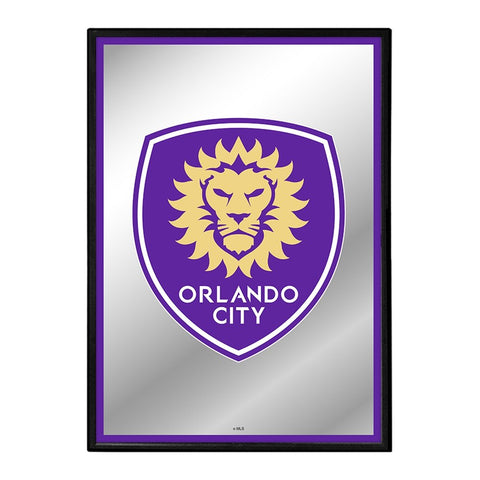 Orlando City: Framed Mirrored Wall Sign - The Fan-Brand