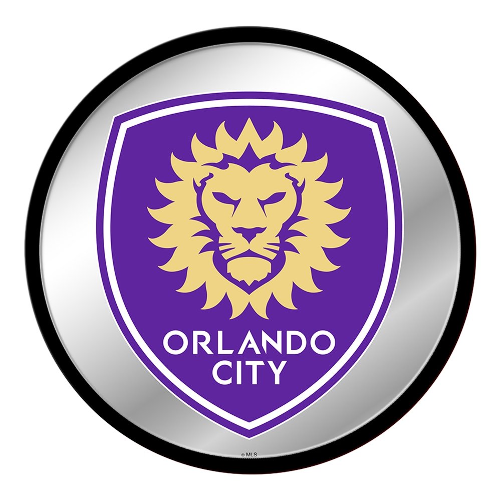 Orlando City: Modern Disc Mirrored Wall Sign - The Fan-Brand