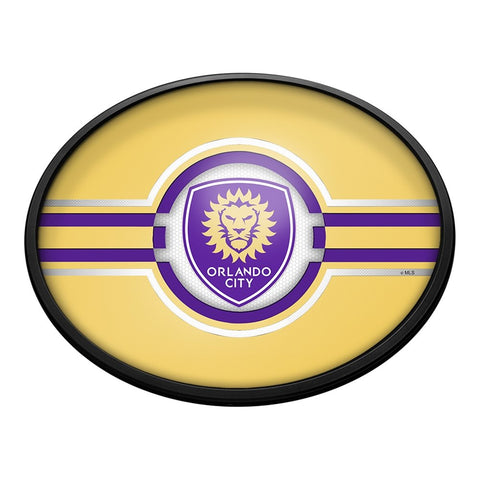 Orlando City: Oval Slimline Lighted Wall Sign - The Fan-Brand