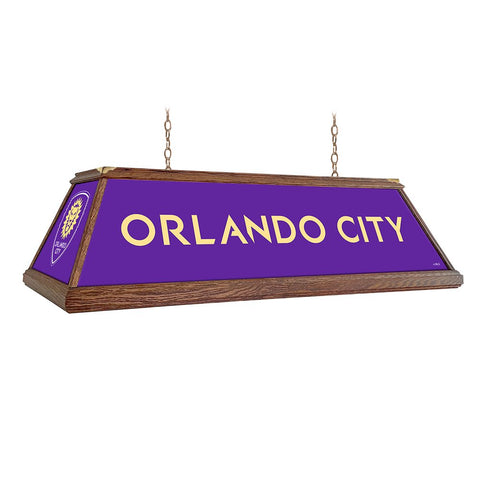 Orlando City: Premium Wood Pool Table Light - The Fan-Brand
