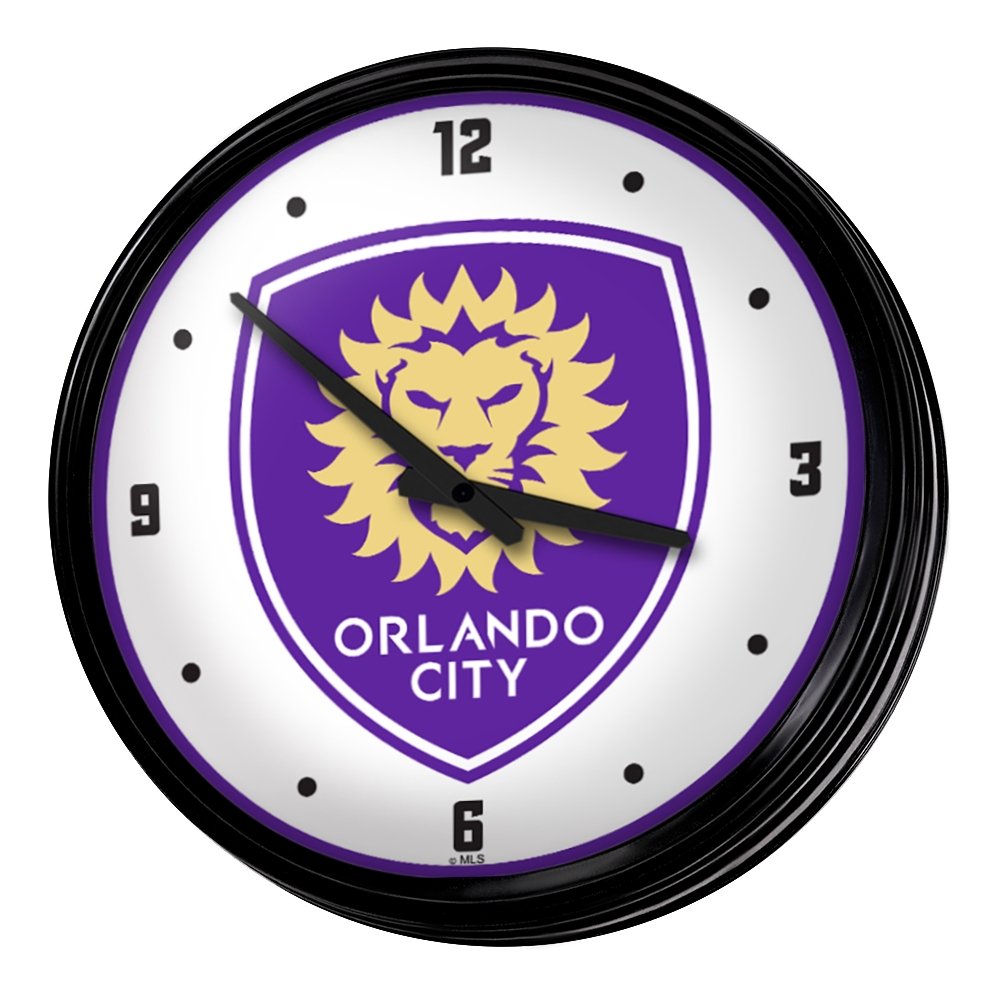 Orlando City: Retro Lighted Wall Clock - The Fan-Brand