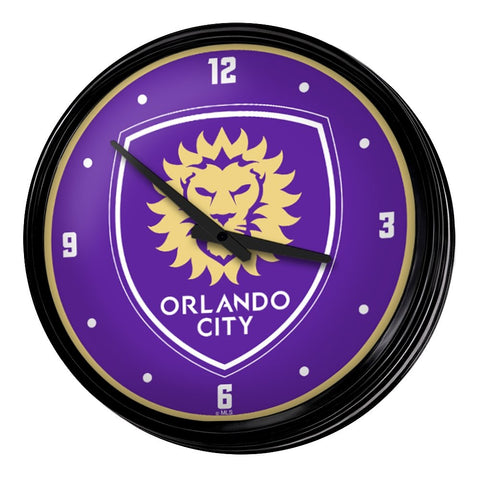 Orlando City: Retro Lighted Wall Clock - The Fan-Brand