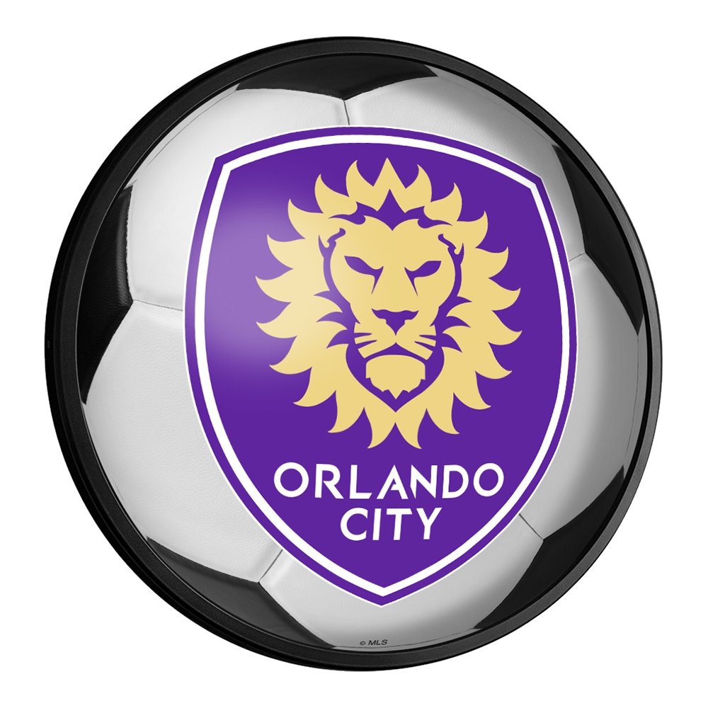 Orlando City: Soccer - Round Slimline Lighted Wall Sign - The Fan-Brand