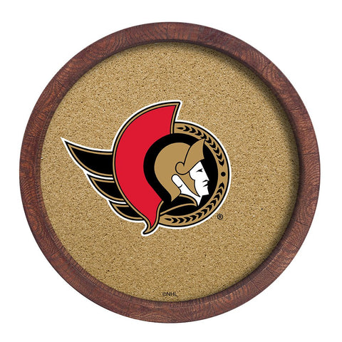 Ottawa Senators: Barrel Top Cork Note Board - The Fan-Brand