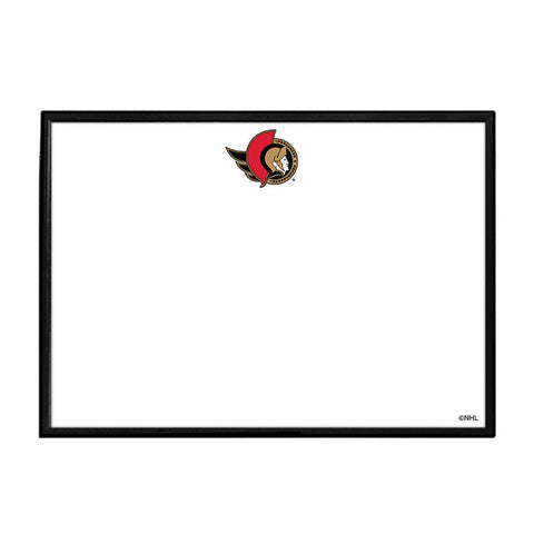 Ottawa Senators: Framed Dry Erase Wall Sign - The Fan-Brand