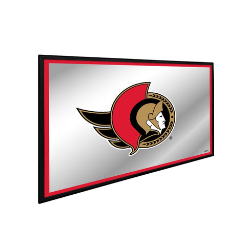 Ottawa Senators: Framed Mirrored Wall Sign - The Fan-Brand