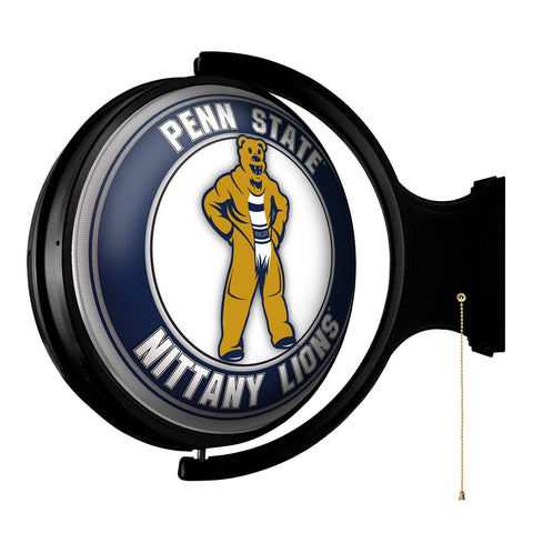 Penn State Nittany Lions: Mascot - Original Round Rotating Lighted Wall Sign - The Fan-Brand