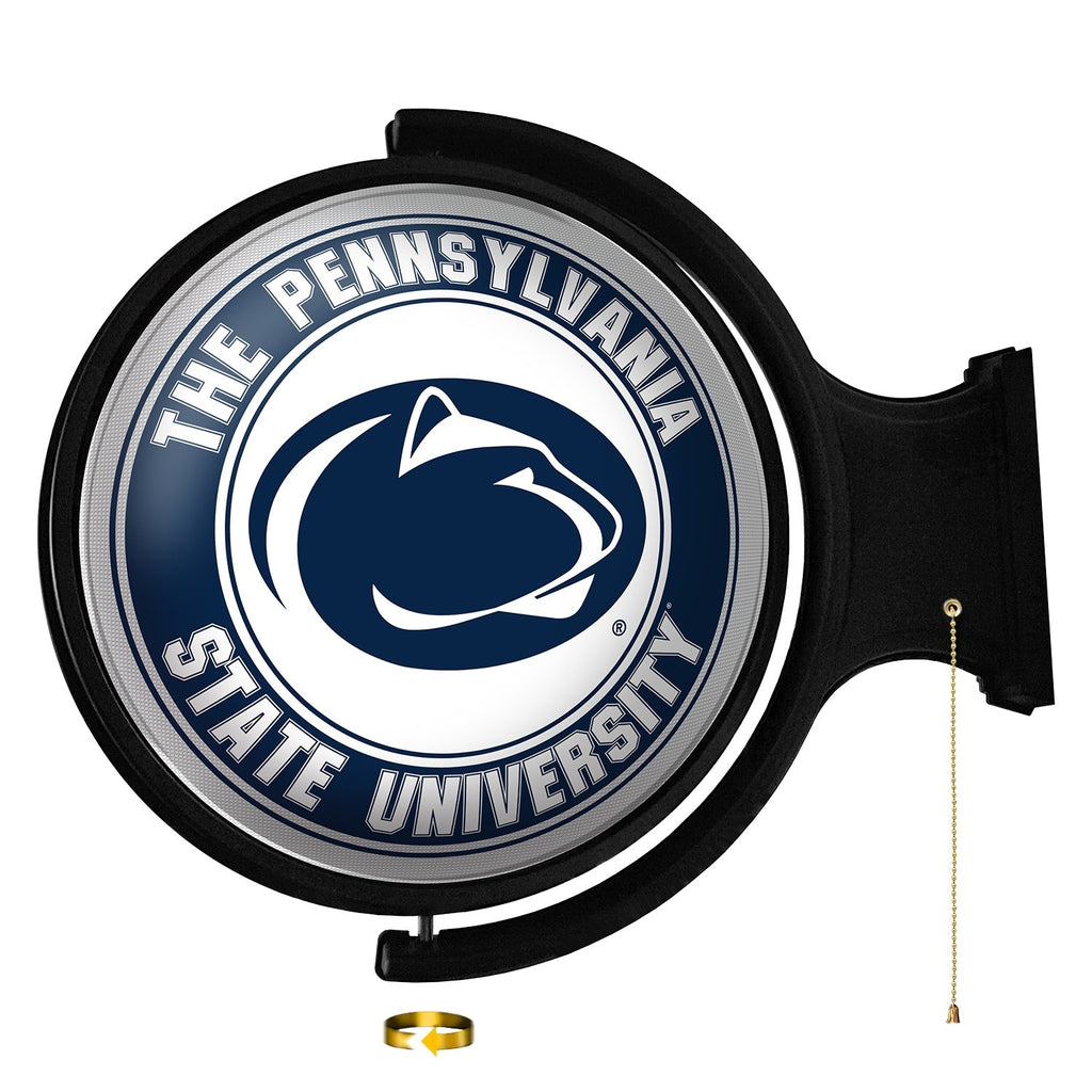 Penn State Nittany Lions: Original Round Rotating Lighted Wall Sign - The Fan-Brand