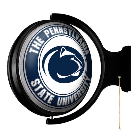 Penn State Nittany Lions: Original Round Rotating Lighted Wall Sign - The Fan-Brand