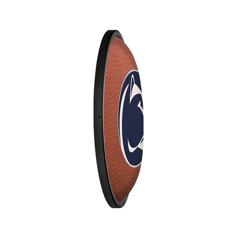 Penn State Nittany Lions: Pigskin - Oval Slimline Lighted Wall Sign - The Fan-Brand