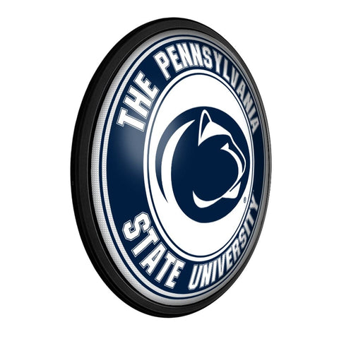 Penn State Nittany Lions: Round Slimline Lighted Wall Sign - The Fan-Brand