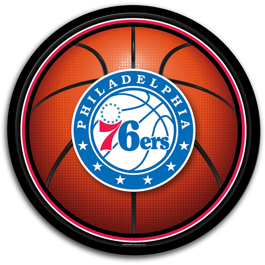 Philadelphia 76ers: Basketball - Modern Disc Wall Sign - The Fan-Brand
