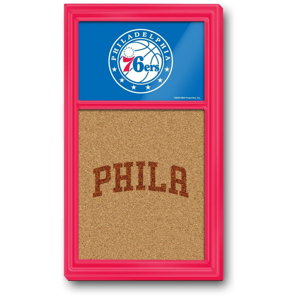 Philadelphia 76ers: Dual Logo - Cork Note Board - The Fan-Brand