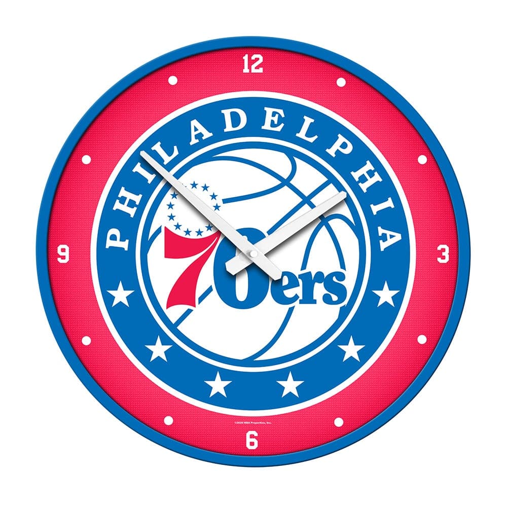 Philadelphia 76ers: Modern Disc Wall Clock - The Fan-Brand