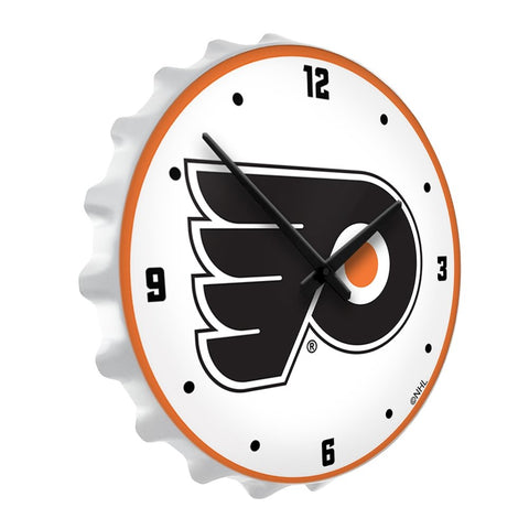 Philadelphia Flyers: Bottle Cap Lighted Wall Clock - The Fan-Brand