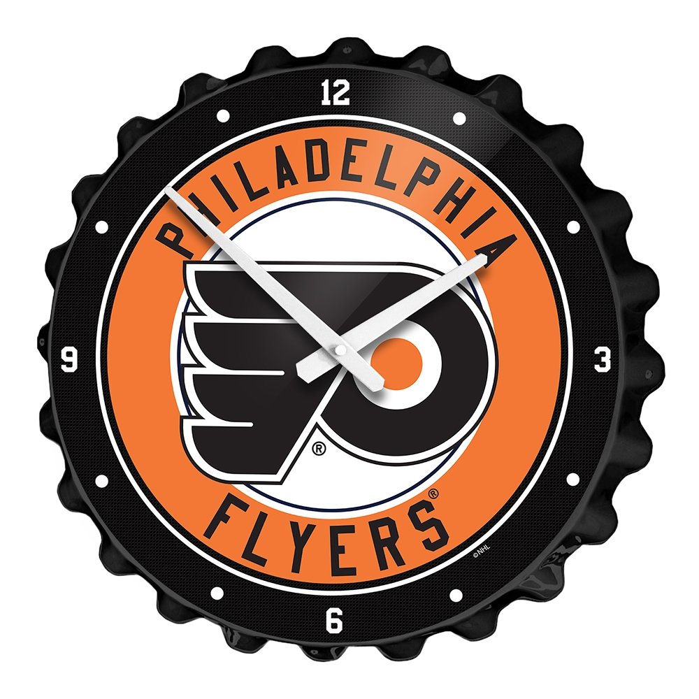 Philadelphia Flyers: Bottle Cap Wall Clock - The Fan-Brand
