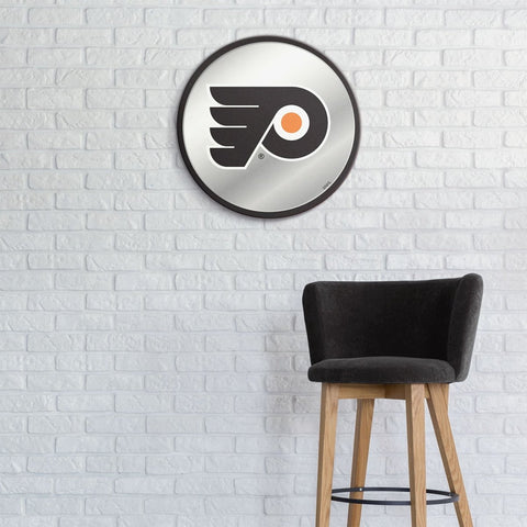 Philadelphia Flyers: Modern Disc Mirrored Wall Sign - The Fan-Brand