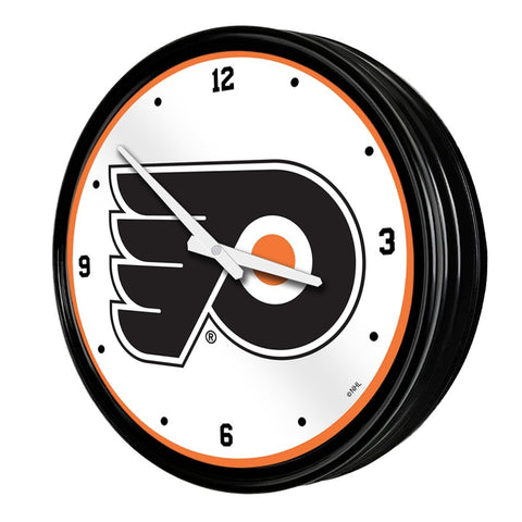 Philadelphia Flyers: Retro Lighted Wall Clock - The Fan-Brand