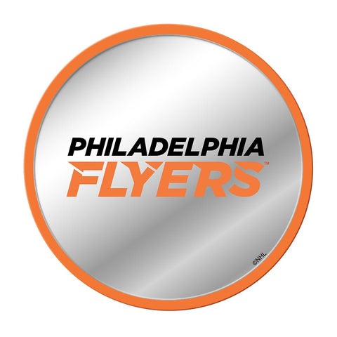 Philadelphia Flyers: Secondary Logo - Modern Disc Mirrored Wall Sign - The Fan-Brand