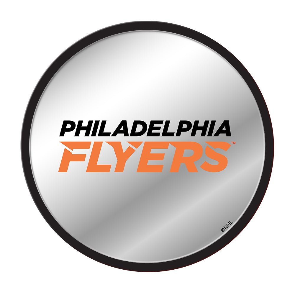 Philadelphia Flyers: Secondary Logo - Modern Disc Mirrored Wall Sign - The Fan-Brand