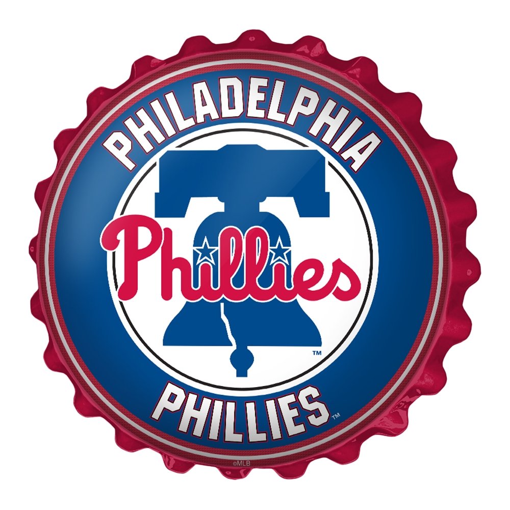 Philadelphia Phillies: Bottle Cap Wall Sign - The Fan-Brand