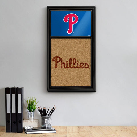 Philadelphia Phillies: Dual Logo - Cork Note Board - The Fan-Brand