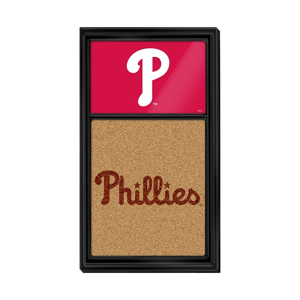 Philadelphia Phillies: Dual Logo - Cork Note Board - The Fan-Brand