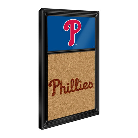 Philadelphia Phillies: Dual Logo - Cork Note Board - The Fan-Brand