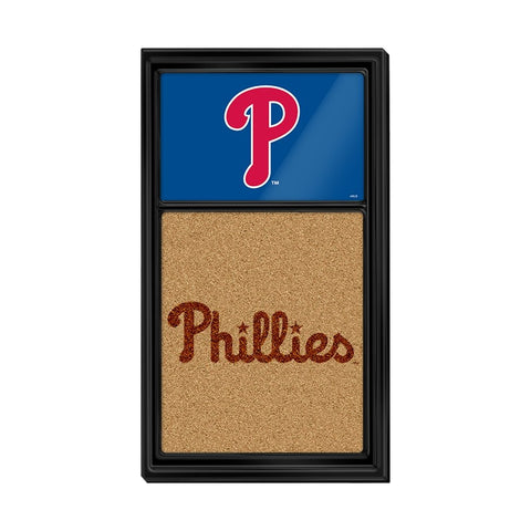 Philadelphia Phillies: Dual Logo - Cork Note Board - The Fan-Brand