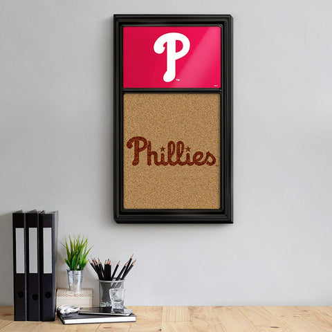 Philadelphia Phillies: Dual Logo - Cork Note Board - The Fan-Brand