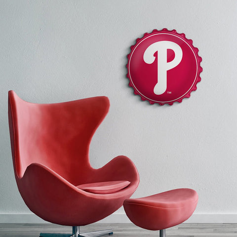 Philadelphia Phillies: Logo - Bottle Cap Wall Sign - The Fan-Brand