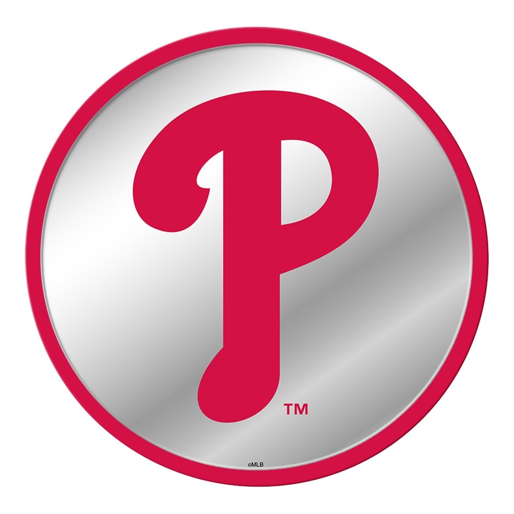 Philadelphia Phillies: Logo - Modern Disc Mirrored Wall Sign - The Fan-Brand