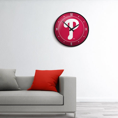 Philadelphia Phillies: Logo - Modern Disc Wall Clock - The Fan-Brand