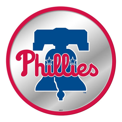 Philadelphia Phillies: Modern Disc Mirrored Wall Sign - The Fan-Brand