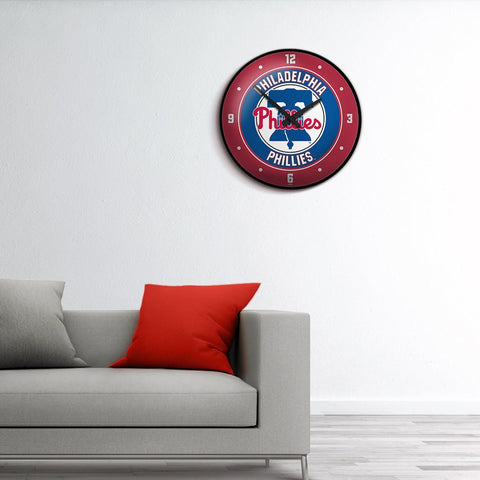 Philadelphia Phillies: Modern Disc Wall Clock - The Fan-Brand