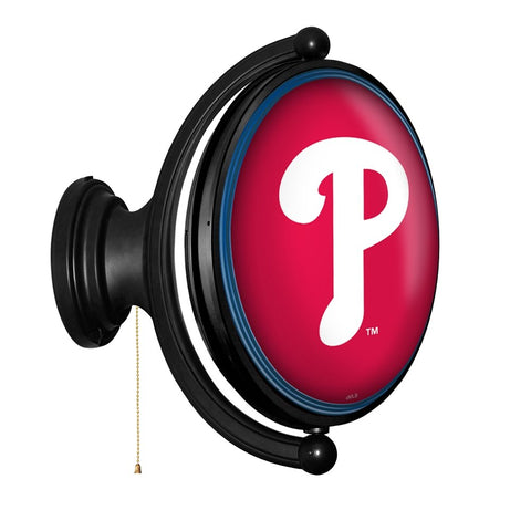 Philadelphia Phillies: Original Oval Rotating Lighted Wall Sign - The Fan-Brand