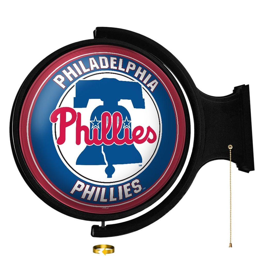 Philadelphia Phillies: Original Round Rotating Lighted Wall Sign - The Fan-Brand