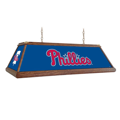 Philadelphia Phillies: Premium Wood Pool Table Light - The Fan-Brand