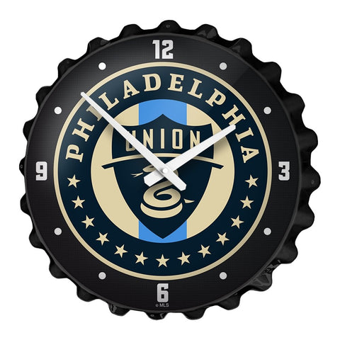 Philadelphia Union: Bottle Cap Wall Clock - The Fan-Brand