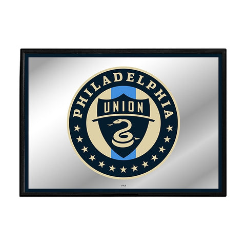 Philadelphia Union: Framed Mirrored Wall Sign - The Fan-Brand