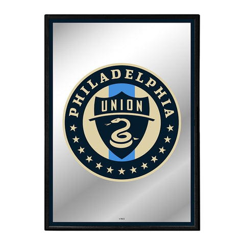 Philadelphia Union: Framed Mirrored Wall Sign - The Fan-Brand