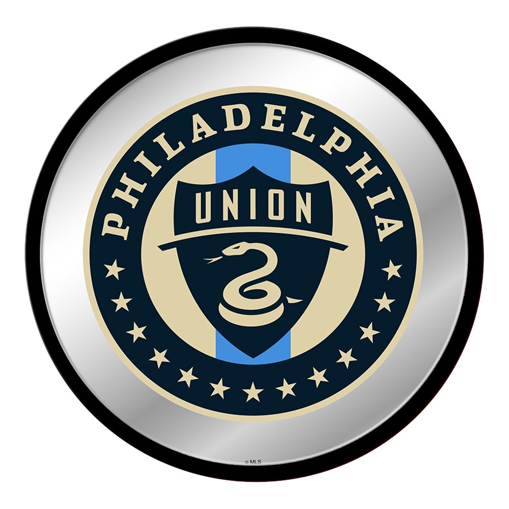 Philadelphia Union: Modern Disc Mirrored Wall Sign - The Fan-Brand