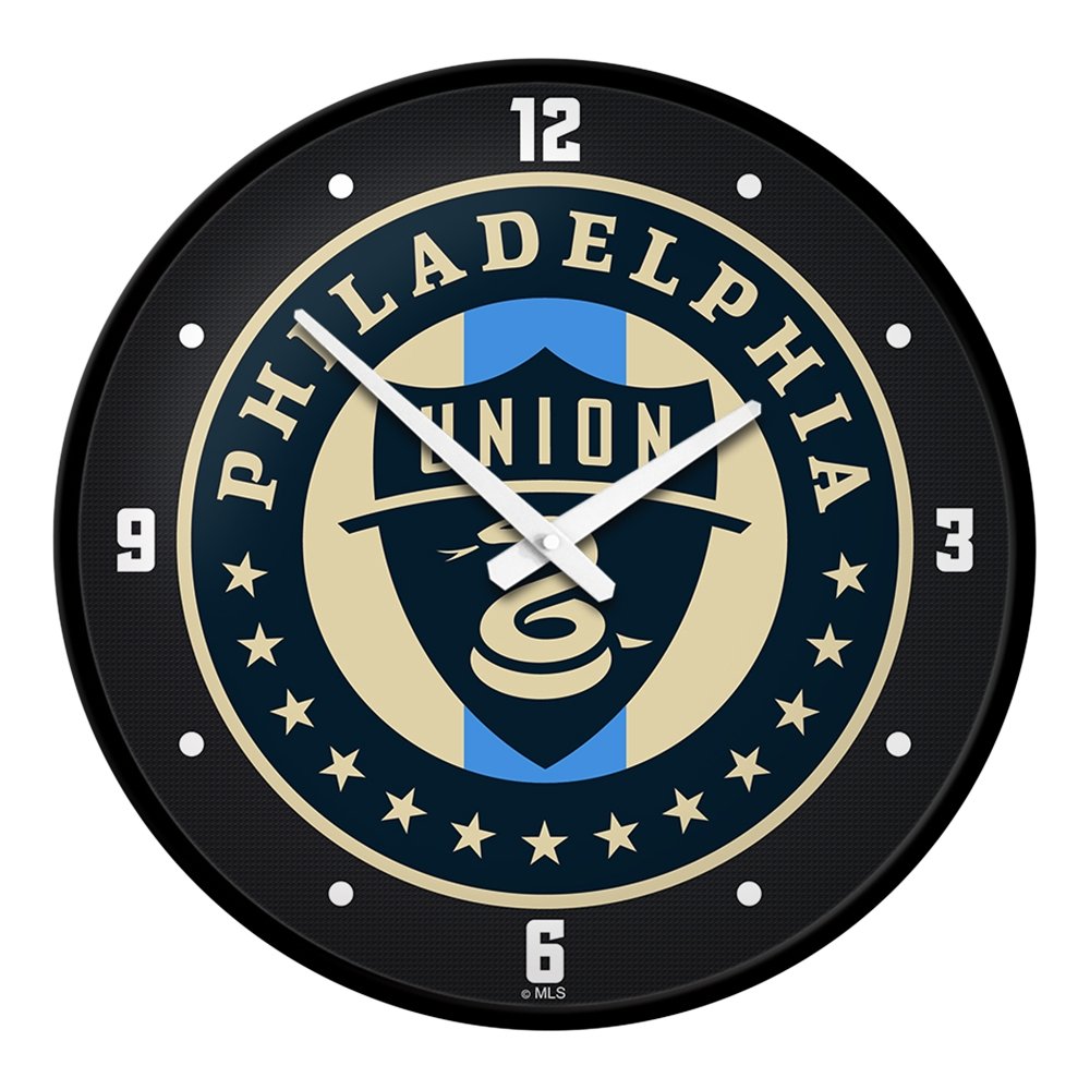 Philadelphia Union: Modern Disc Wall Clock - The Fan-Brand