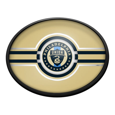 Philadelphia Union: Oval Slimline Lighted Wall Sign - The Fan-Brand