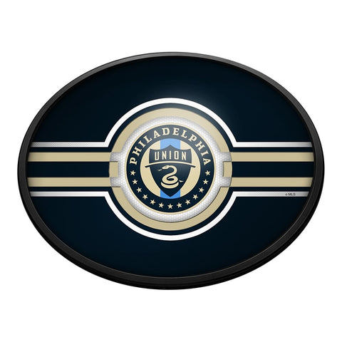 Philadelphia Union: Oval Slimline Lighted Wall Sign - The Fan-Brand